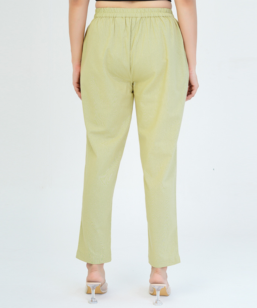 Early brown Cotton Pant