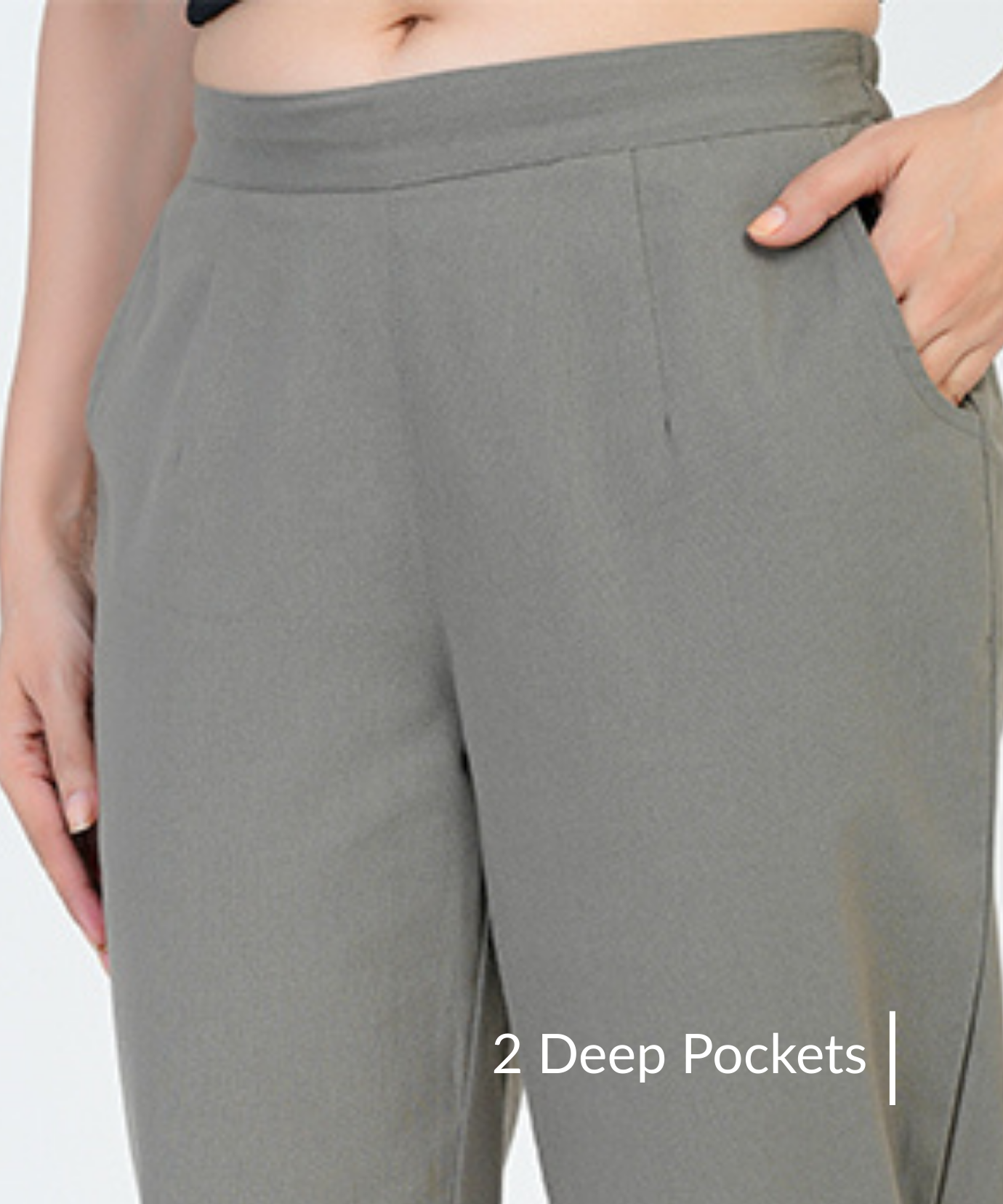 Gray Cotton Pant