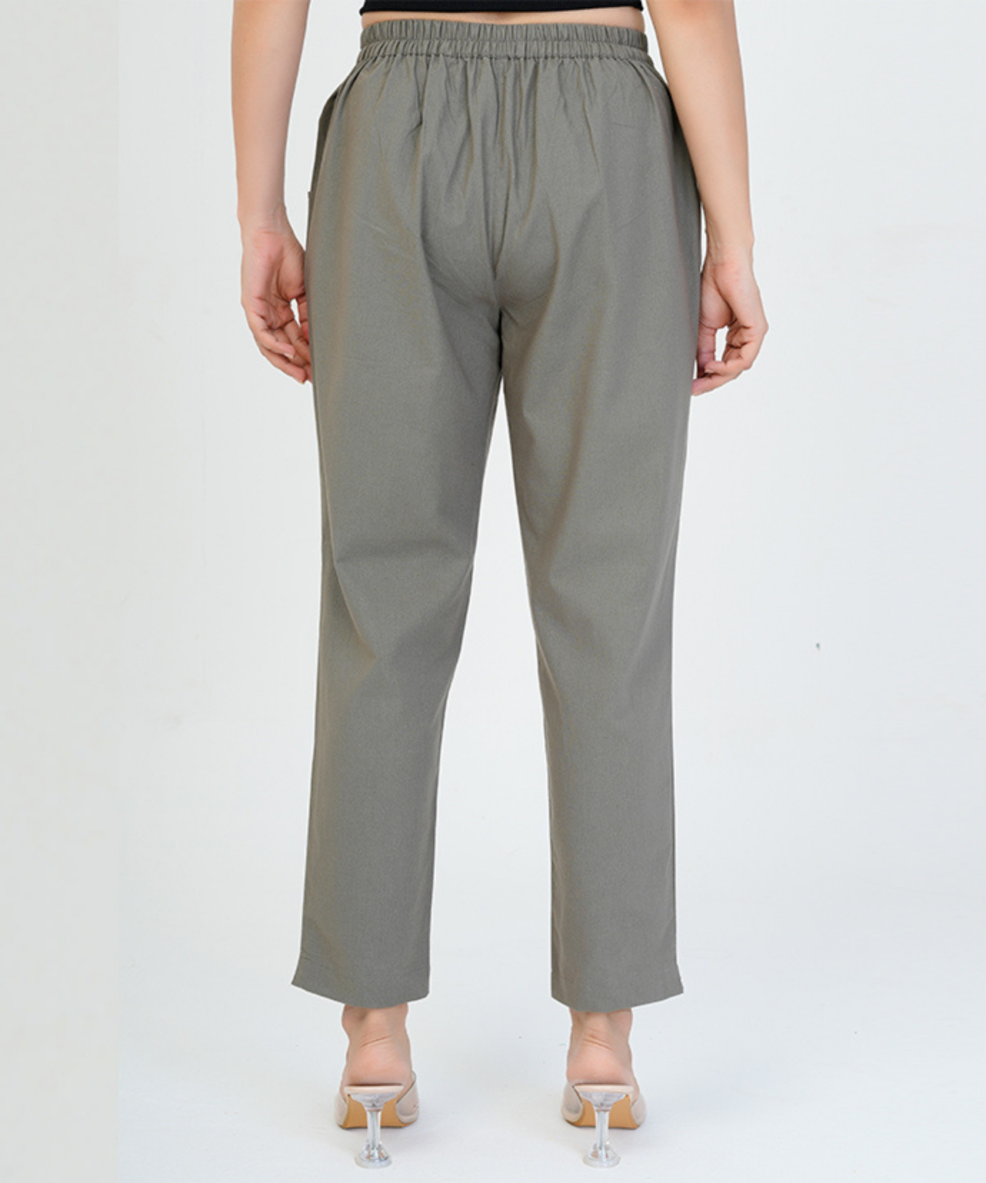 Gray Cotton Pant