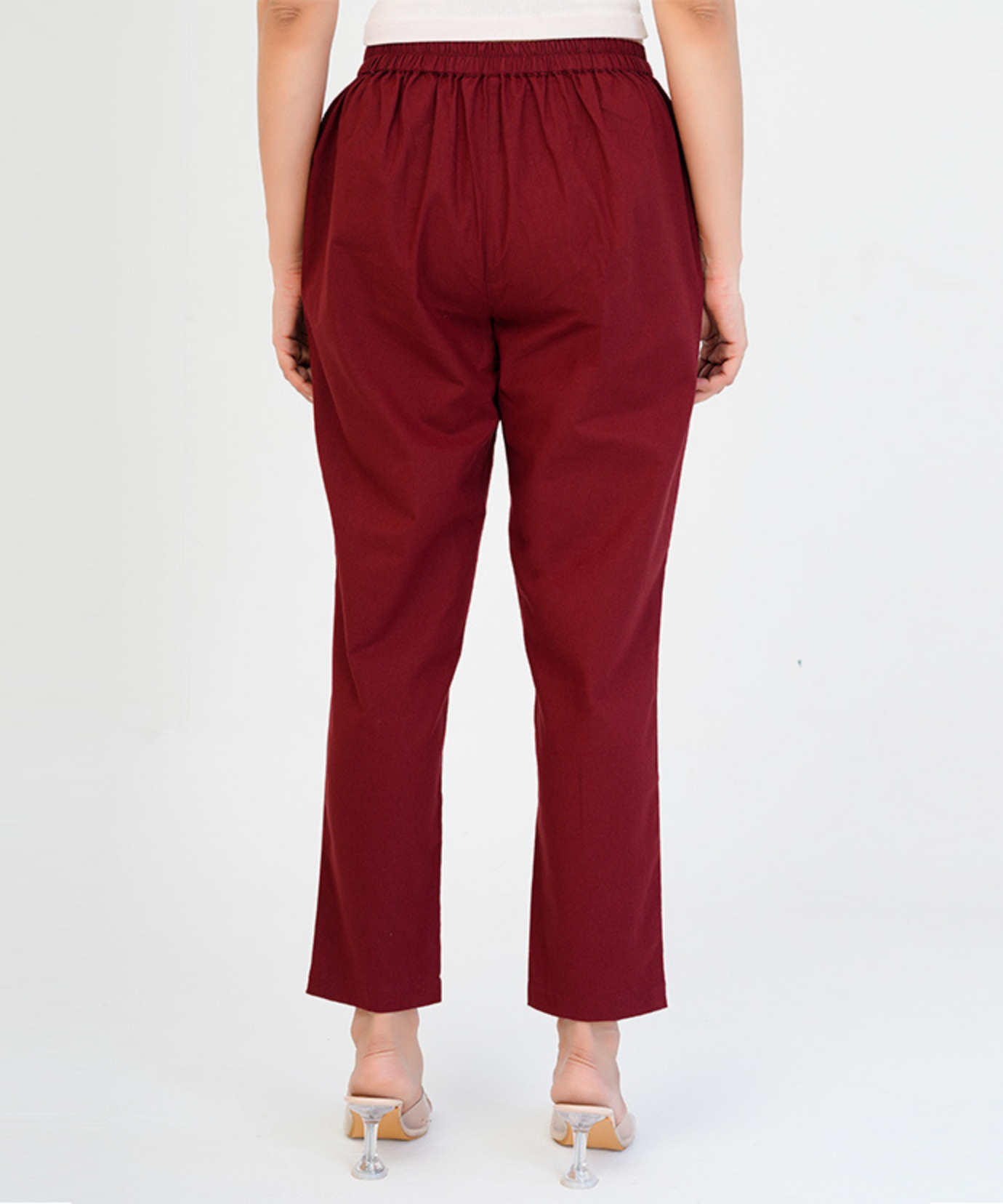 Maroon Cotton Pant