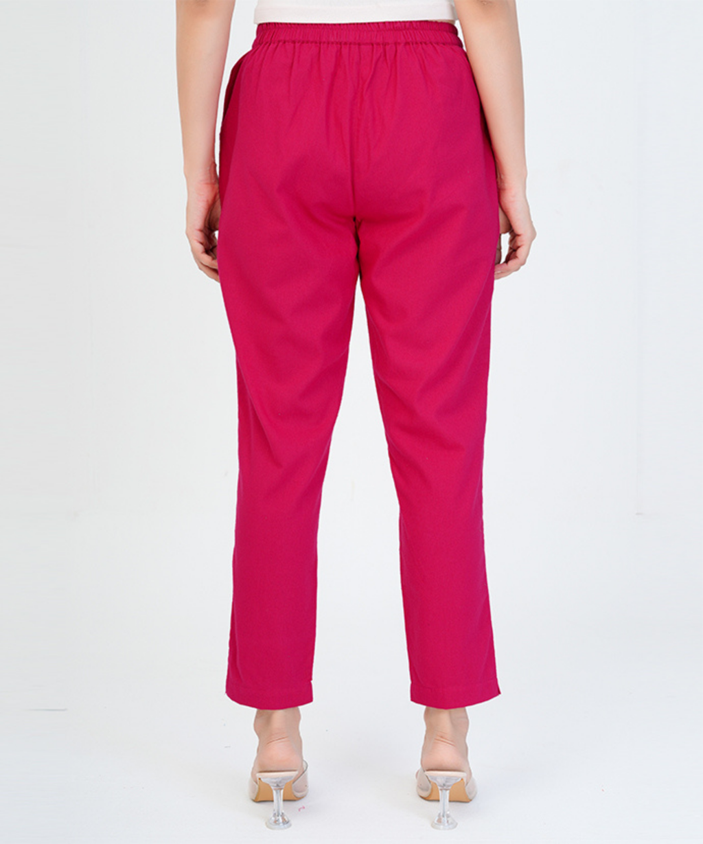 Pink Cotton Pant