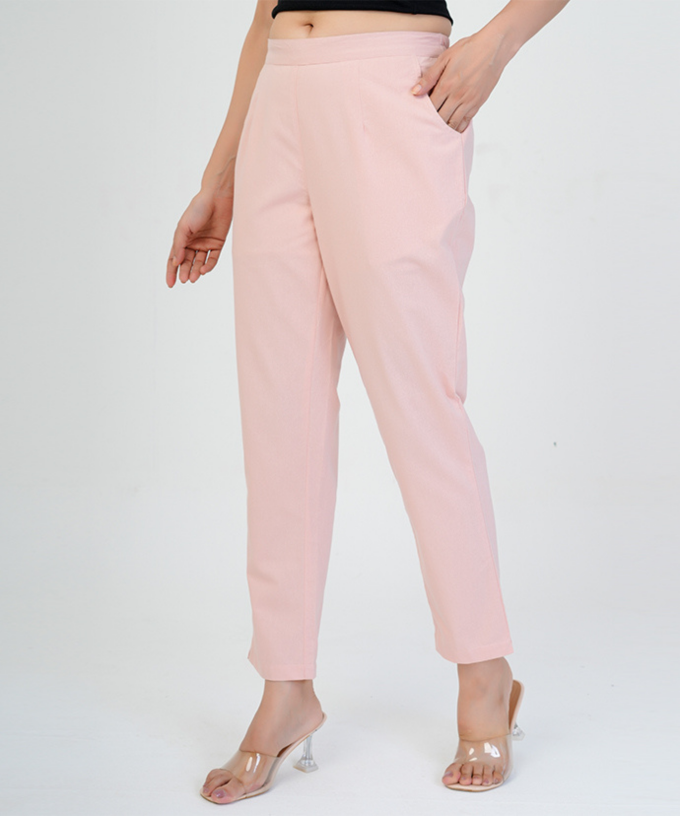 Silemen Pink Cotton Pant