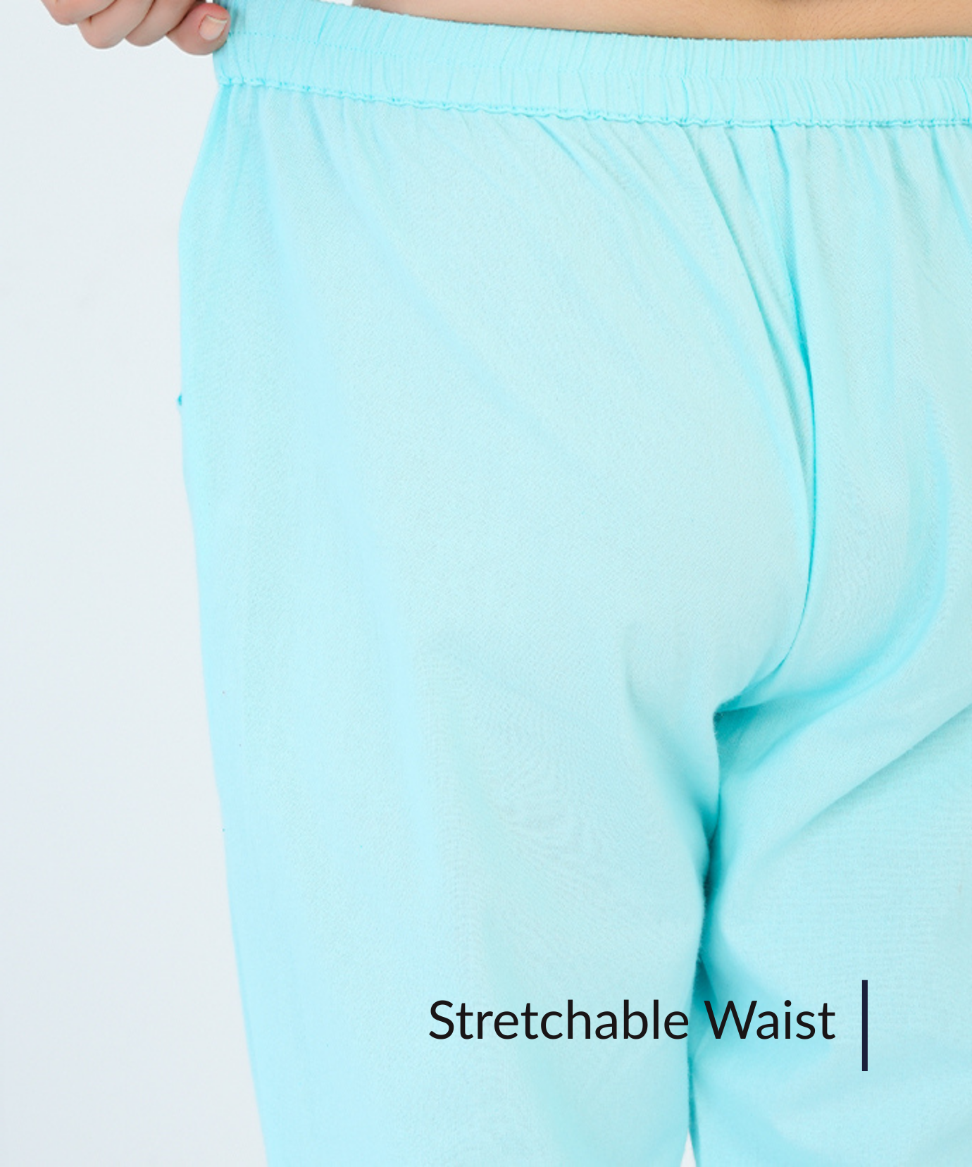 Sky Blue Cotton Pant