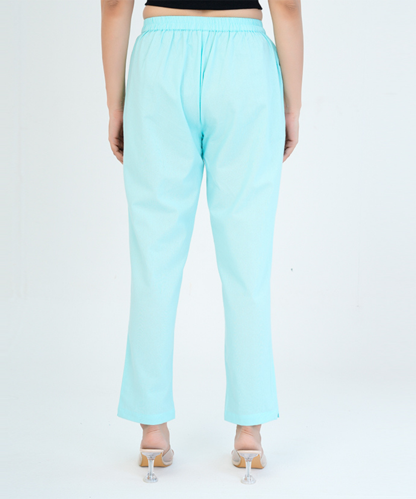 Sky Blue Cotton Pant