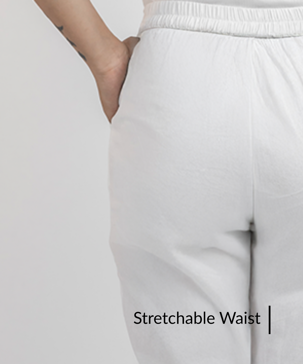 White Cotton Pant