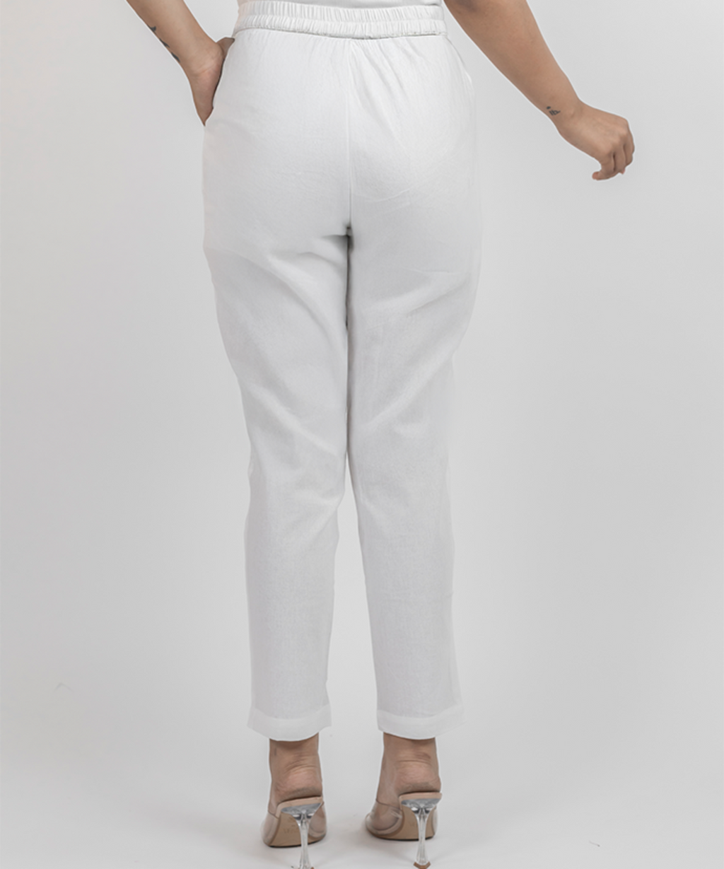 White Cotton Pant