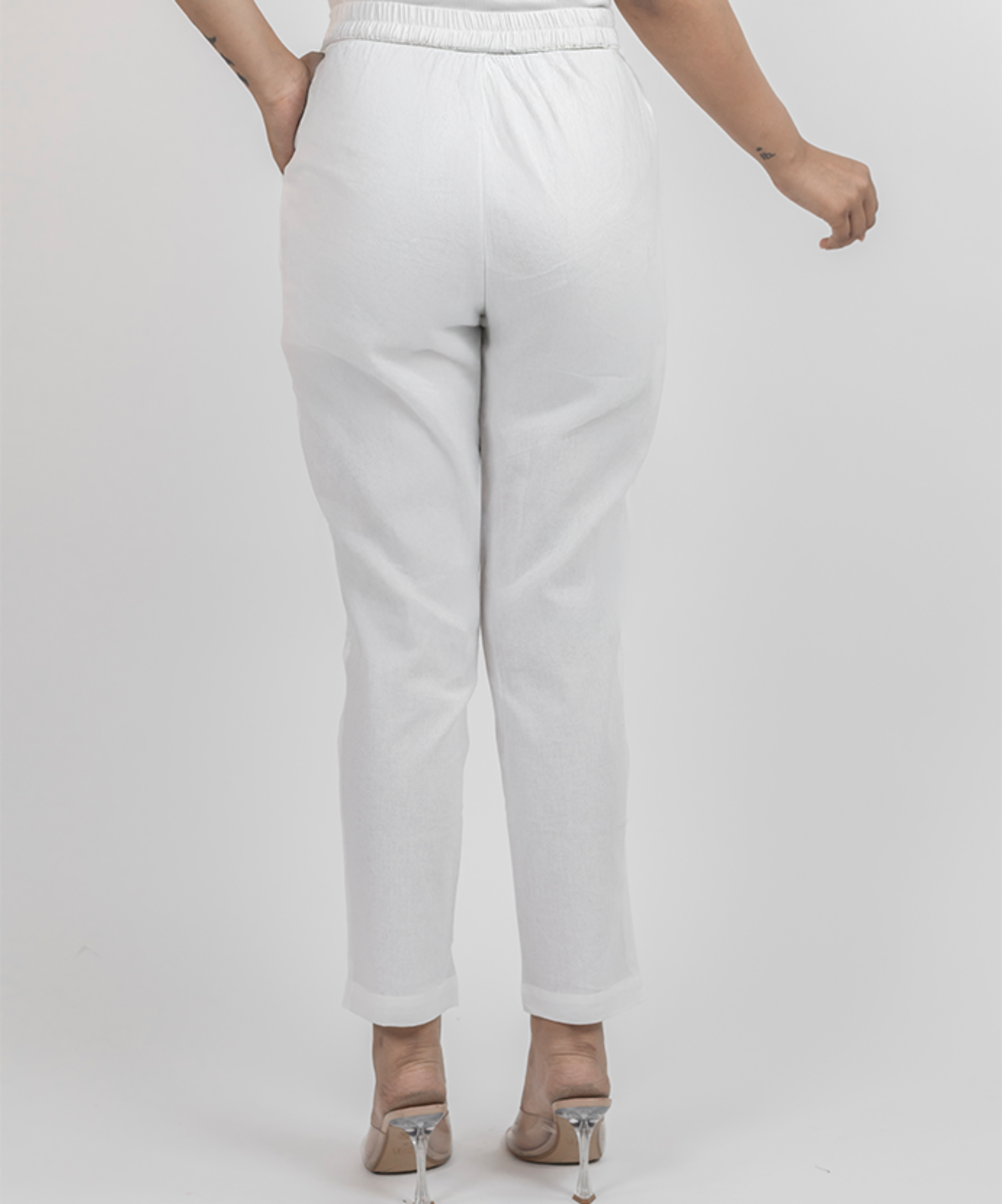 White Cotton Pant