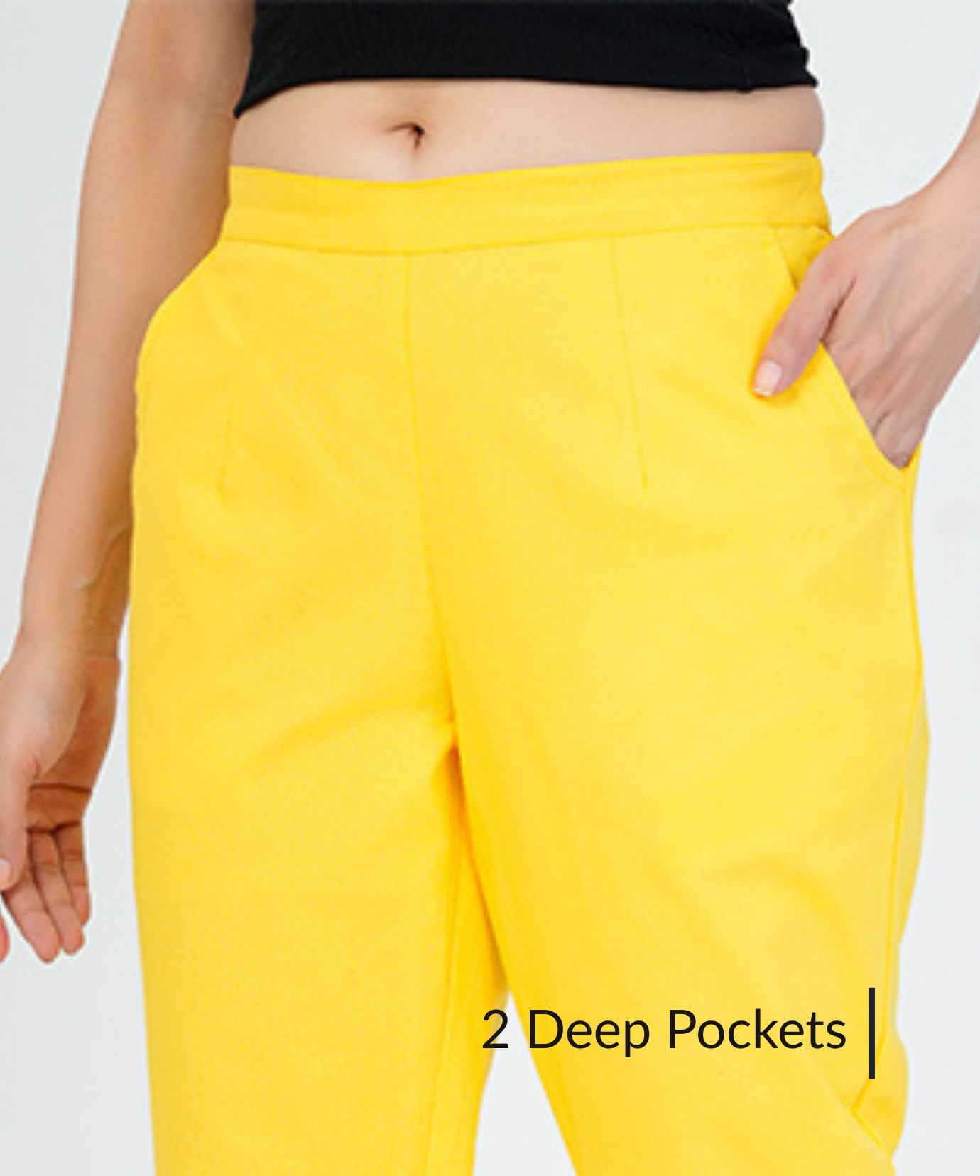 Yellow Cotton Pant