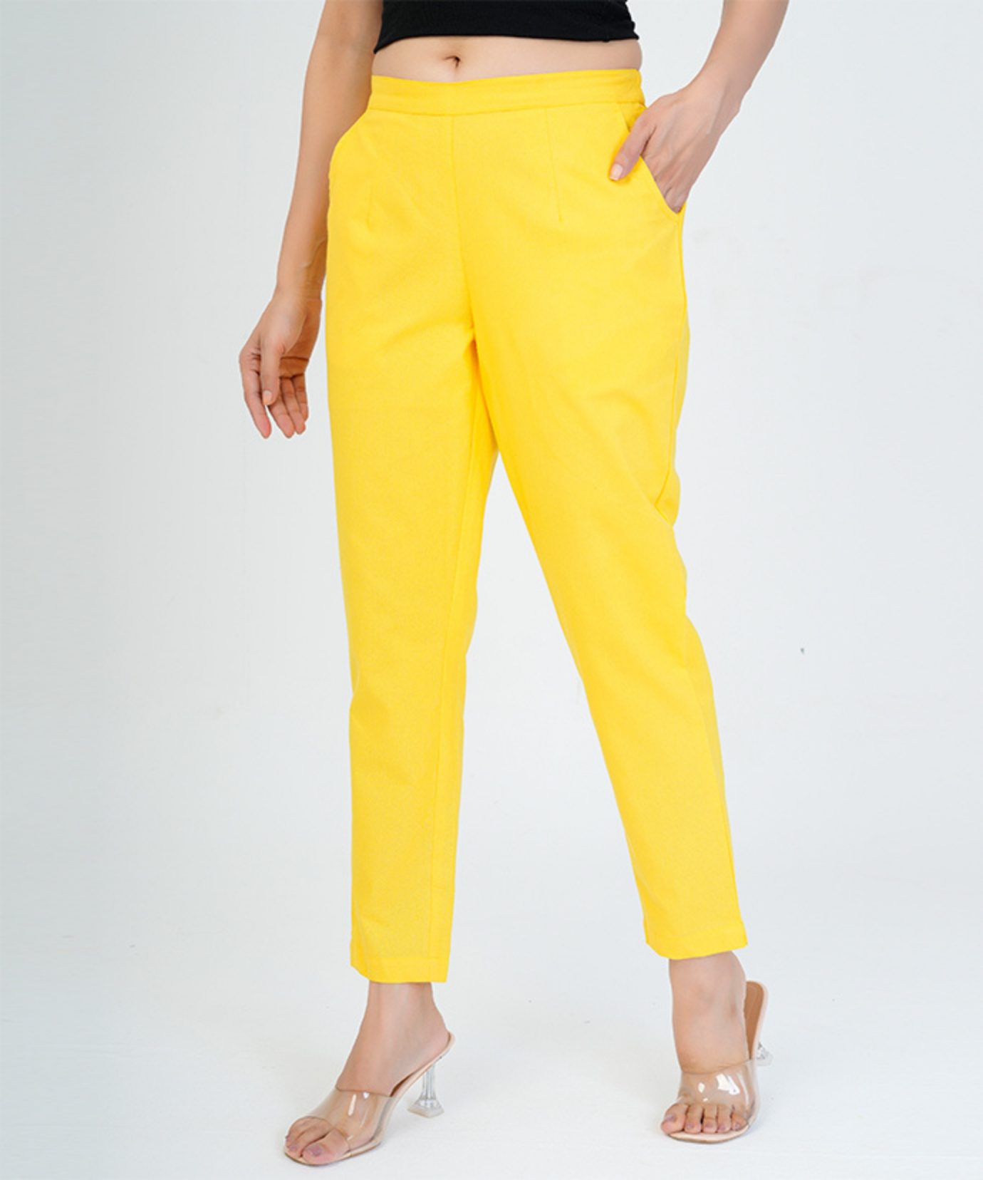 Yellow Cotton Pant